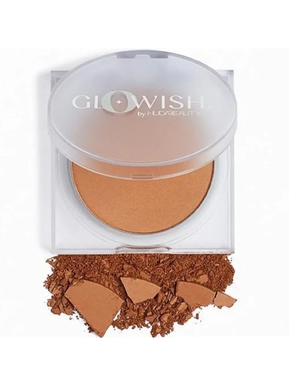 Huda TAN 08 GloWish Luminous Pressed Powder | NEW | Tan 8 | Full Size | BNIB NIB